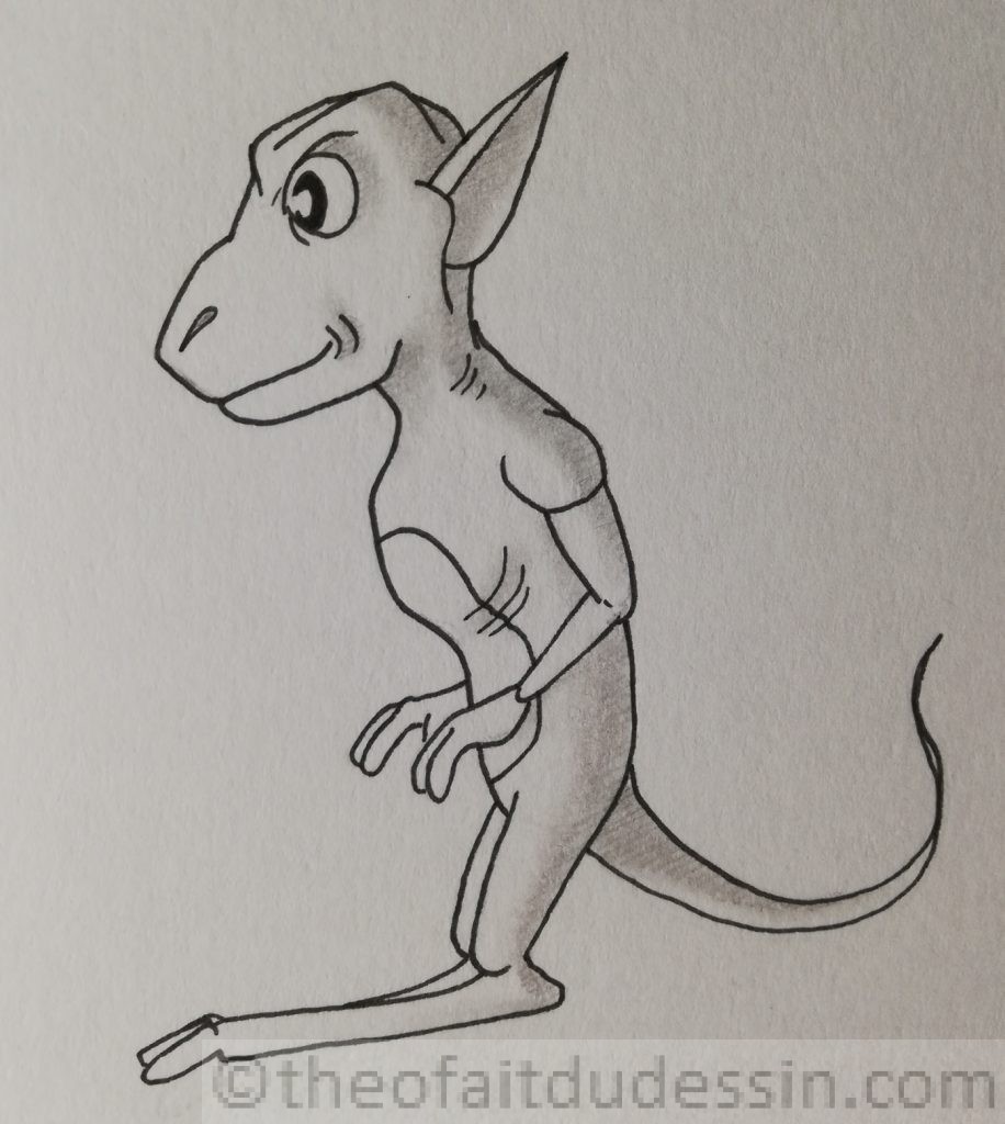 Lopate pieds à plat