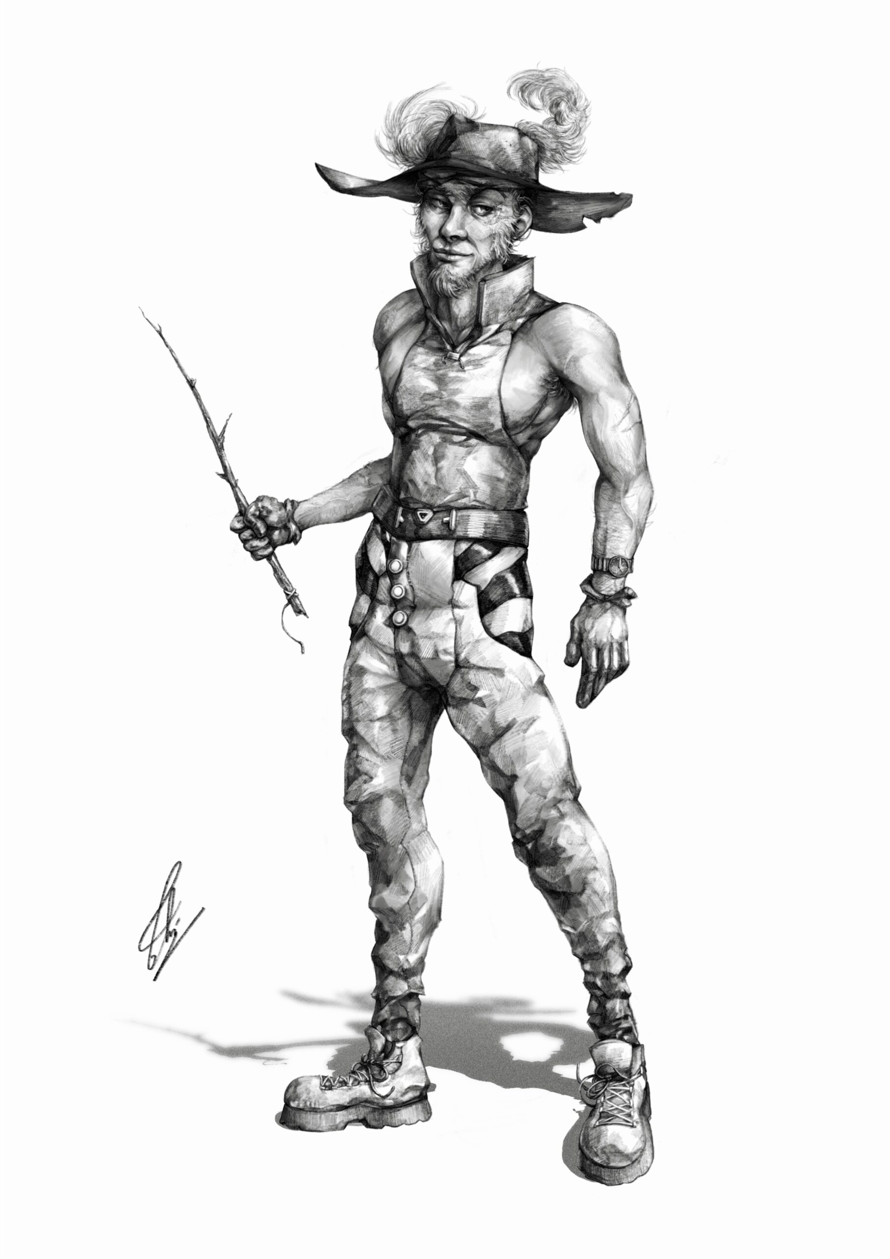 Brin D’ille : Lineart Noir et Blanc