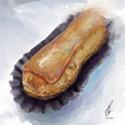 Éclair au café