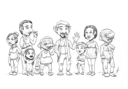 La grande famille de gnomes
