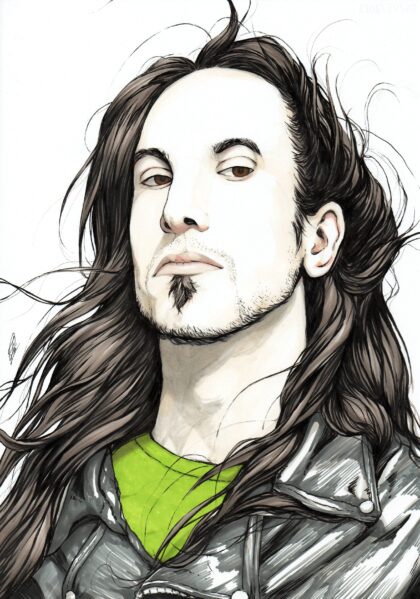 Long hair in the air