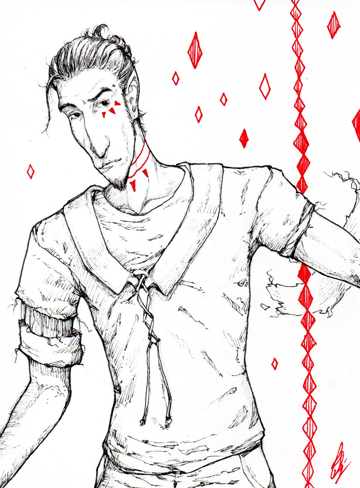 Red diamonds