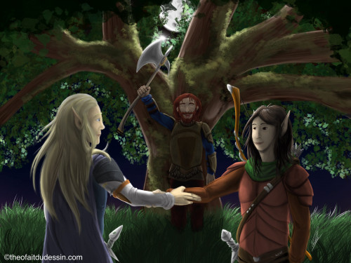Fan art Les Elfes