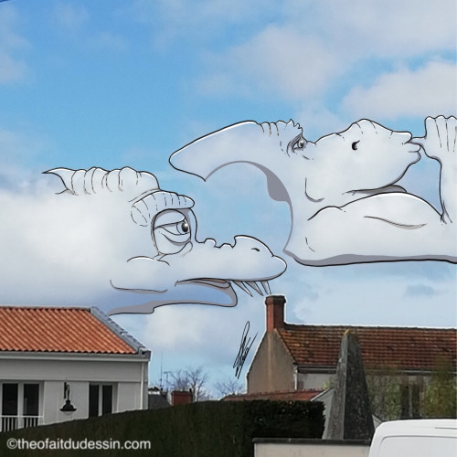Détente au dessus des toits