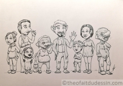 La grande famille de gnomes