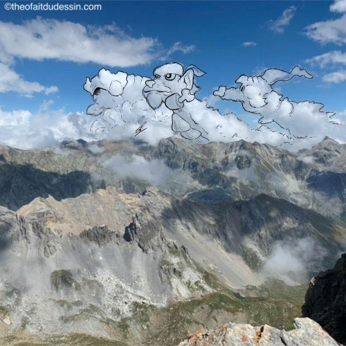 Nuageux montagneux