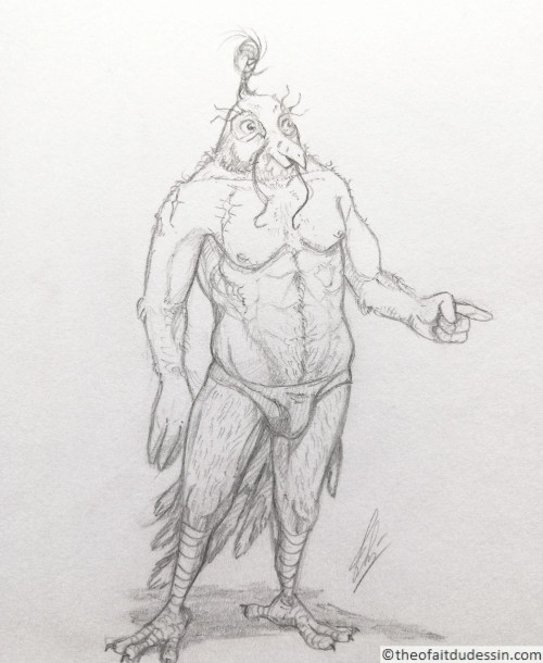 Coq en slip