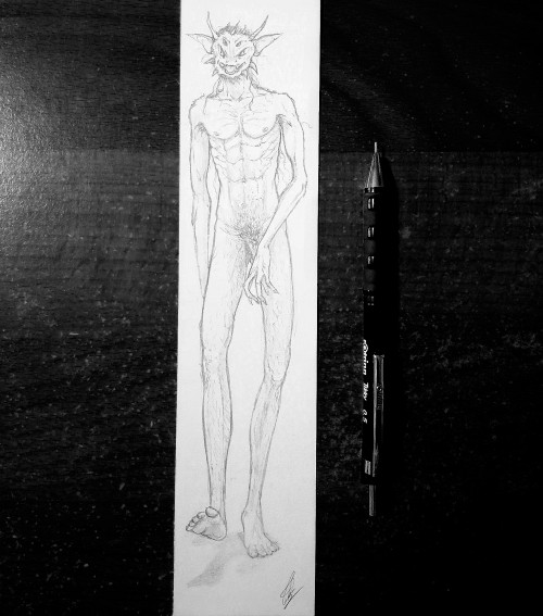 Monstre humanoïde longiligne
