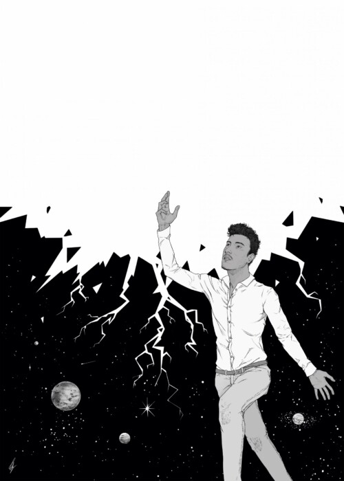Illustration pour la couverture du livre de Laurence Pain, aux éditions Les Chantuseries.
