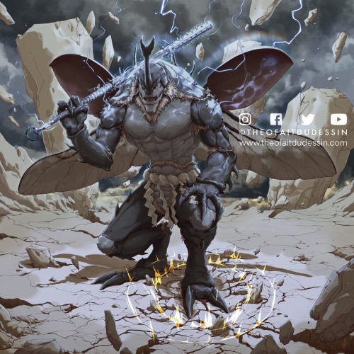Kabu, the beetle god of thunder