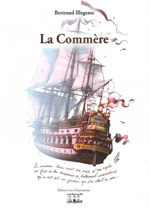 Illustration de couverture, livre de Bertrand Illegems aux éditions Les Chantuseries.