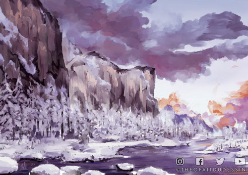 Purple winter