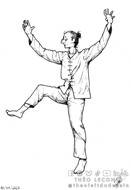 Tai-chi-chuan posture